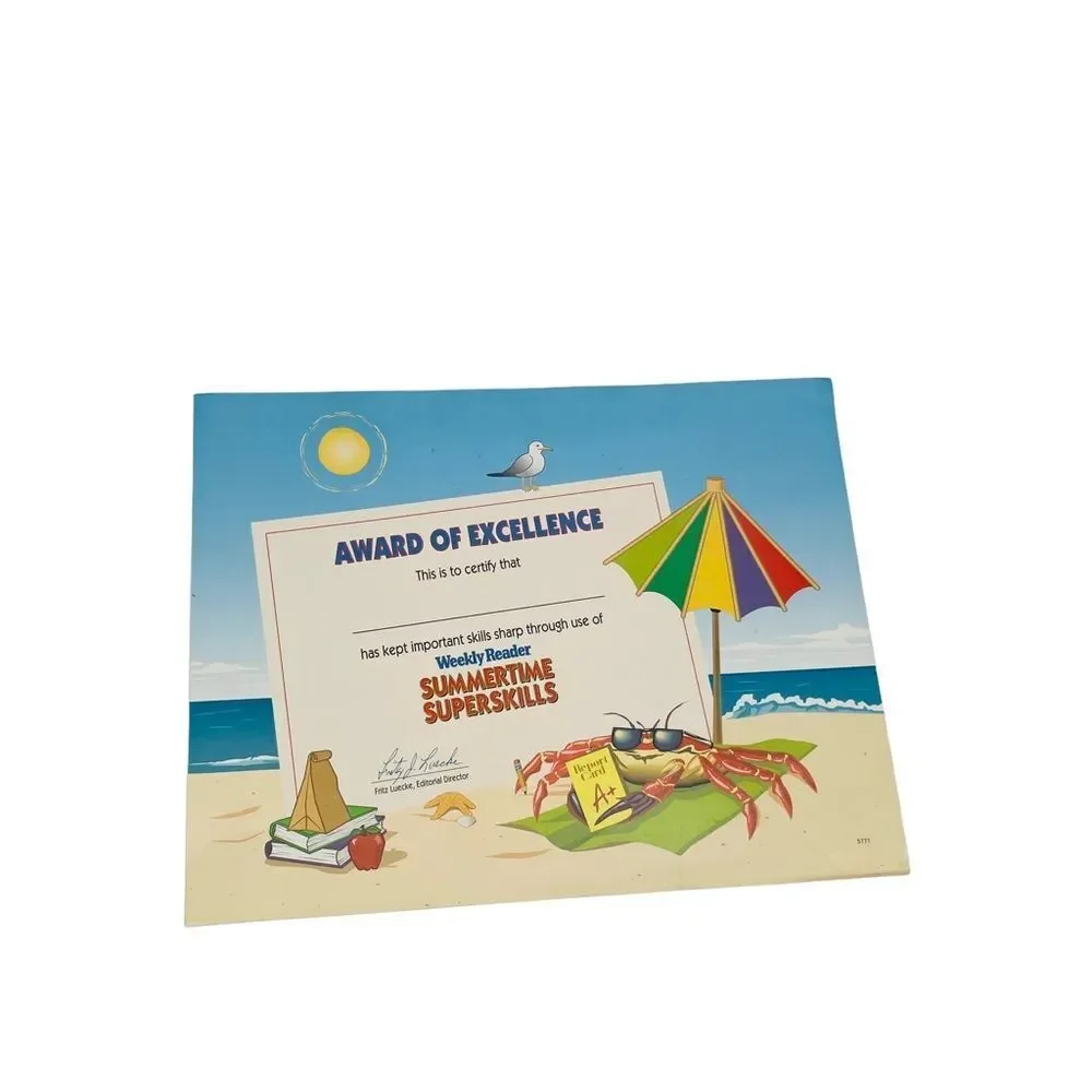 Vintage Weekly Reader Summer Superskills Reading Kit